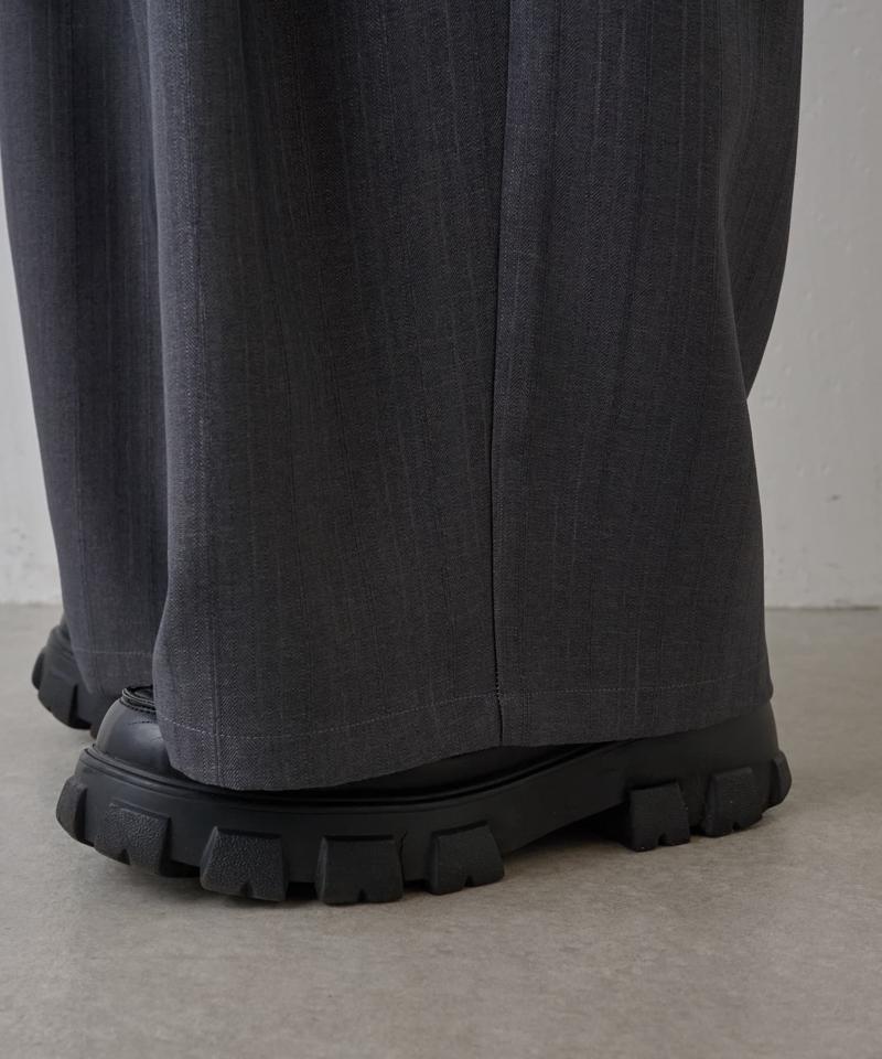 ランダムヘリンボーン2タックワイドパンツ