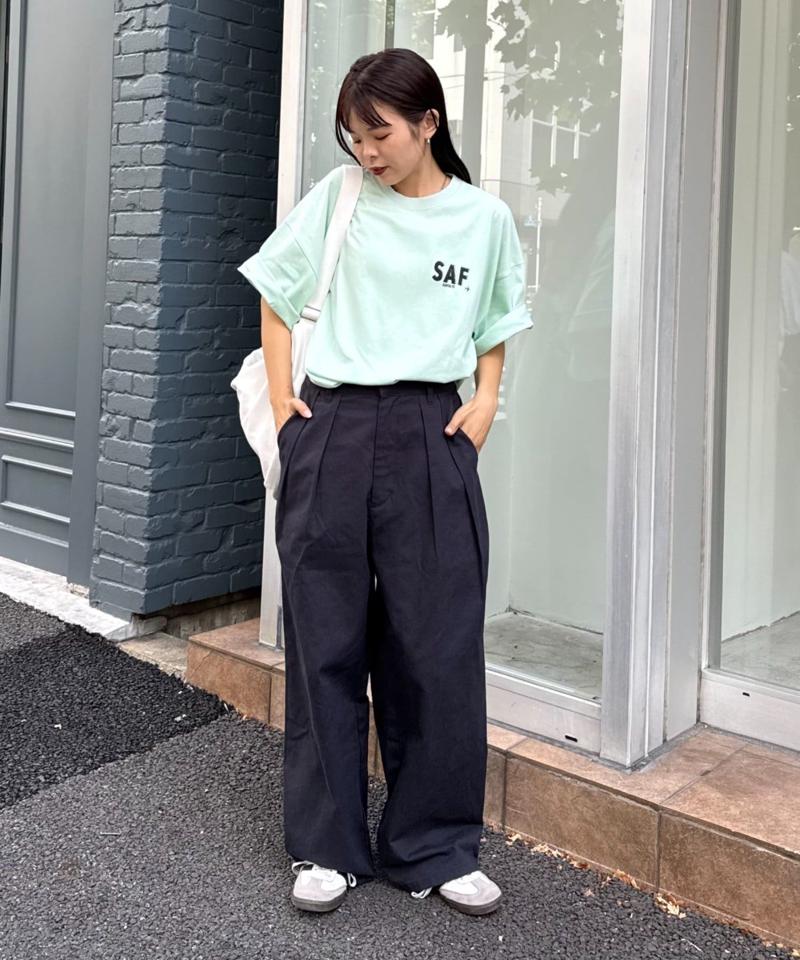 【ユニセックス】ビックシルエットアソートグラフィックプリントTee
