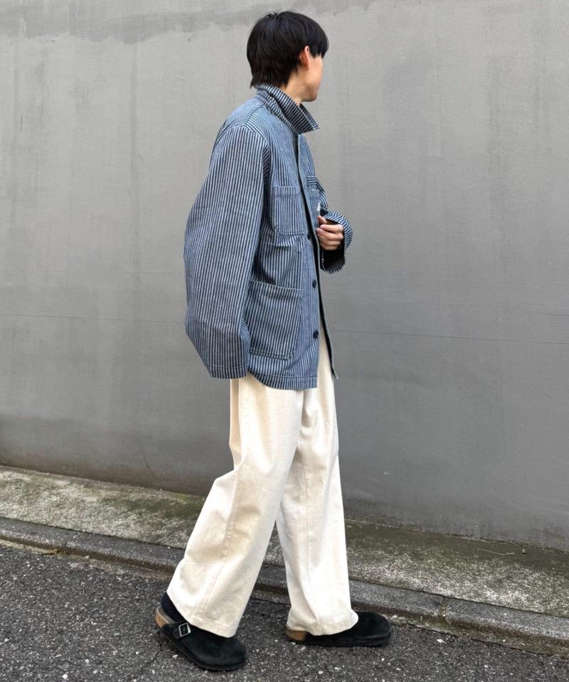 コットンリネンワイドパンツ