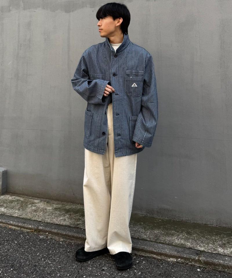 コットンリネンワイドパンツ