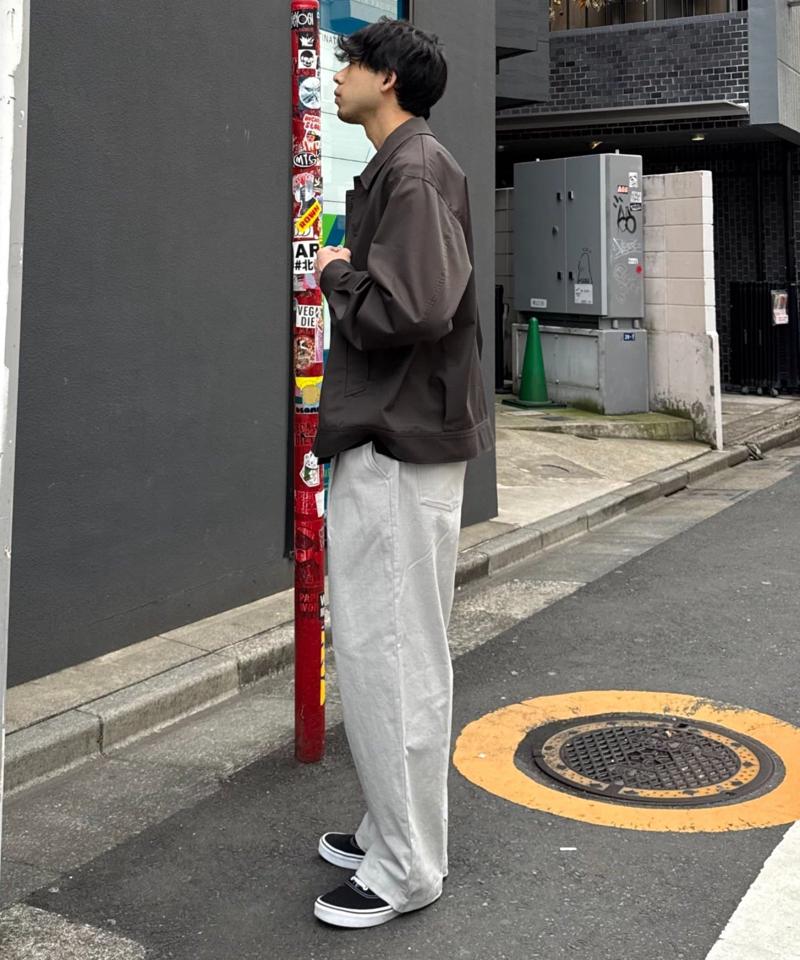 コットンリネンワイドパンツ