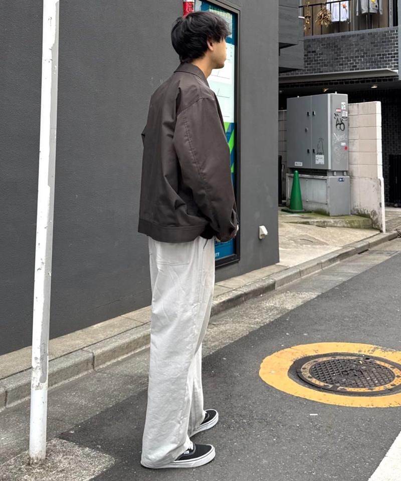 コットンリネンワイドパンツ