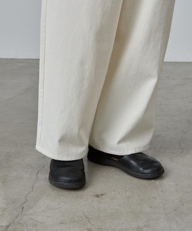 【PIKO＆LEI企画】2タックコットンツイルストレートパンツ