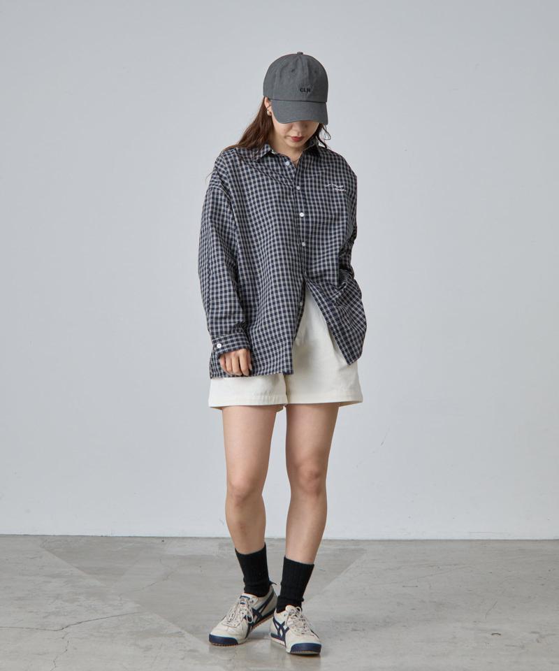 【PIKO企画】ワンポイント刺繍チェックシャツ