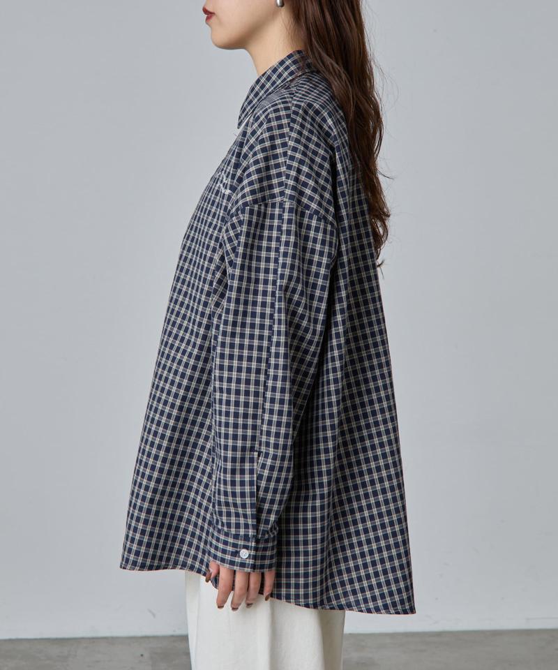 【PIKO企画】ワンポイント刺繍チェックシャツ