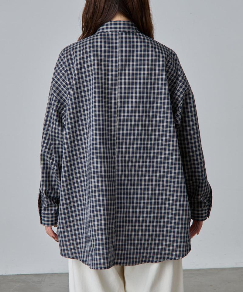 【PIKO企画】ワンポイント刺繍チェックシャツ