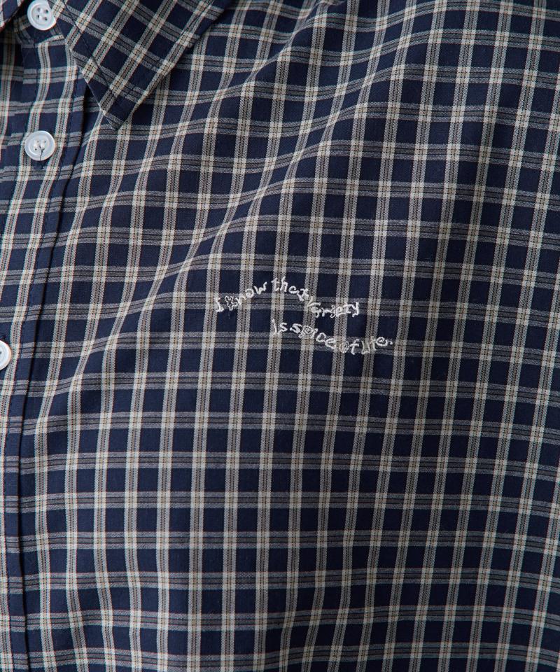 【PIKO企画】ワンポイント刺繍チェックシャツ