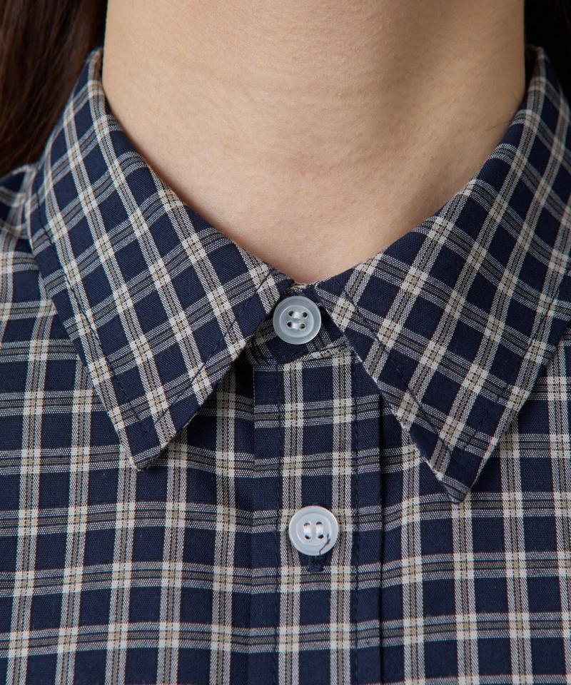 【PIKO企画】ワンポイント刺繍チェックシャツ