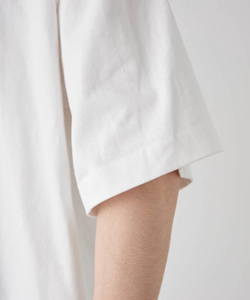 【ojisan】ユニセックスワンポイントサガラ刺繍半袖Tee