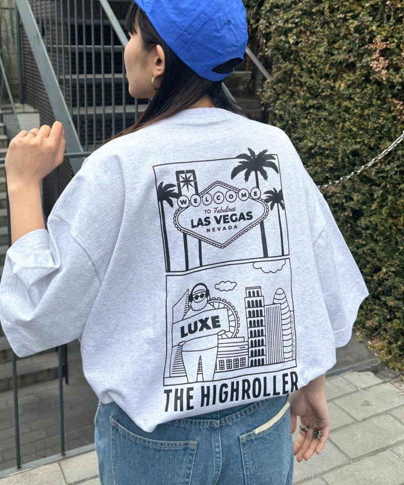 【ojisan】ユニセックスワンポイントサガラ刺繍半袖Tee