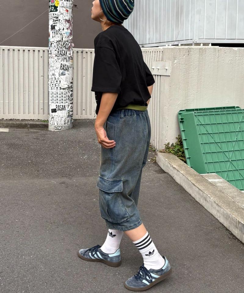 【WEB限定】【UNISEX】ムーンクレーター&アースロゴプリントTee