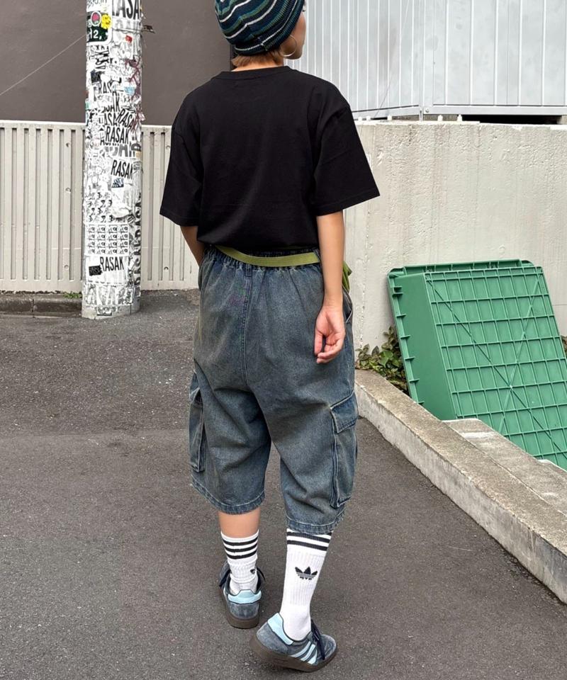 【WEB限定】【UNISEX】ムーンクレーター&アースロゴプリントTee