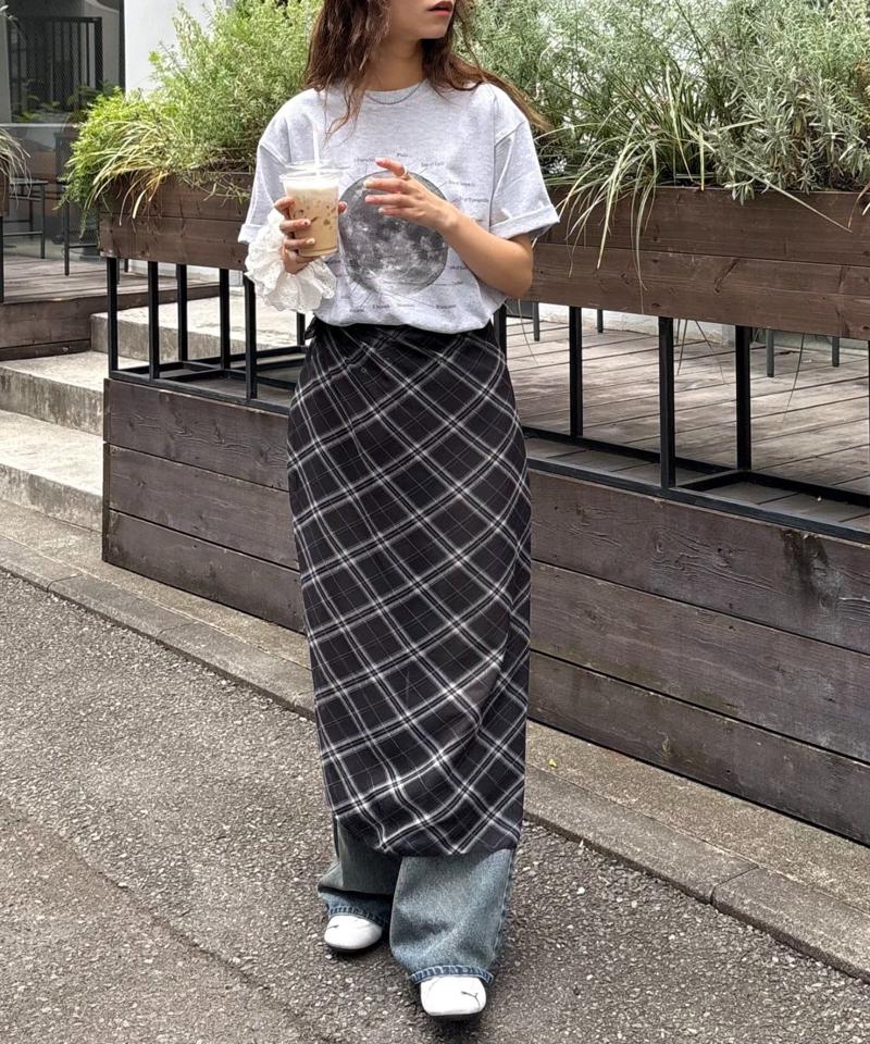 【WEB限定】【UNISEX】ムーンクレーター&アースロゴプリントTee