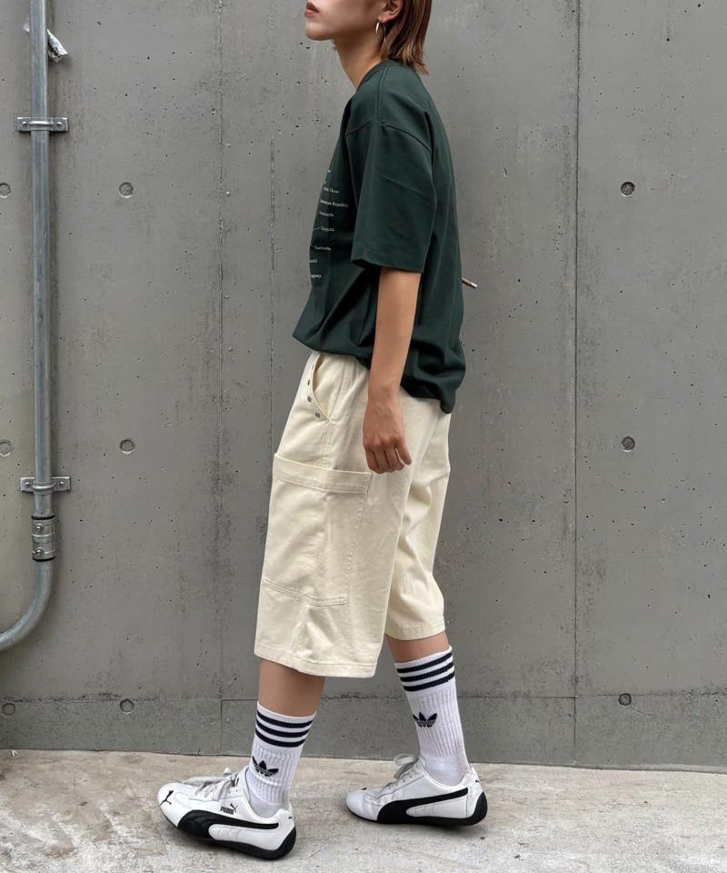 【WEB限定】【UNISEX】ムーンクレーター&アースロゴプリントTee