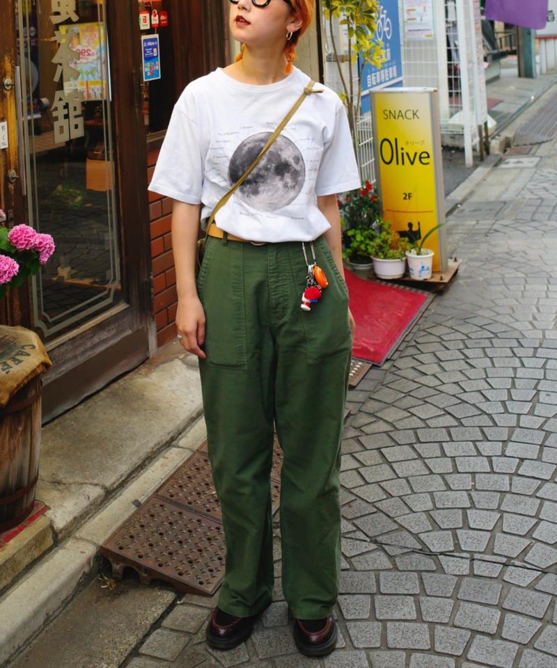 【WEB限定】【UNISEX】ムーンクレーター&アースロゴプリントTee