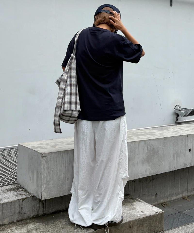 【WEB限定】【UNISEX】ムーンクレーター&アースロゴプリントTee