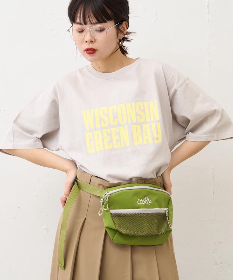 【UNISEX】アシッドウォッシュ加工ロゴTEE