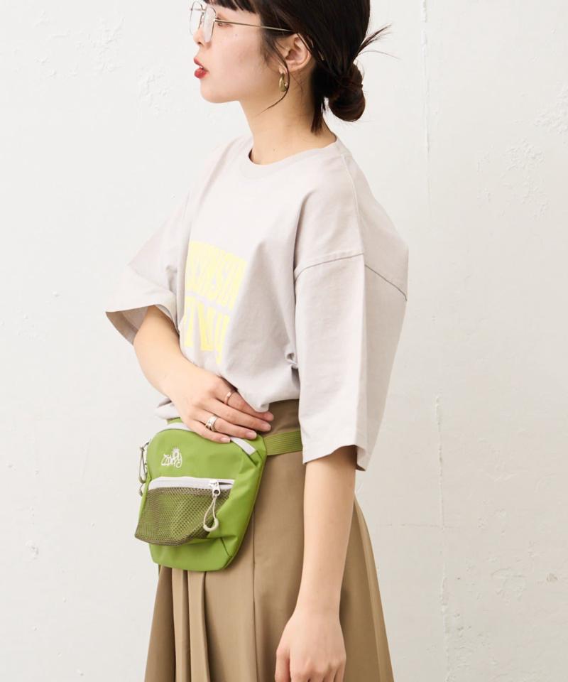 【UNISEX】アシッドウォッシュ加工ロゴTEE