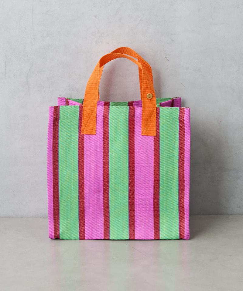 STRIPE BOX TOTE BAG