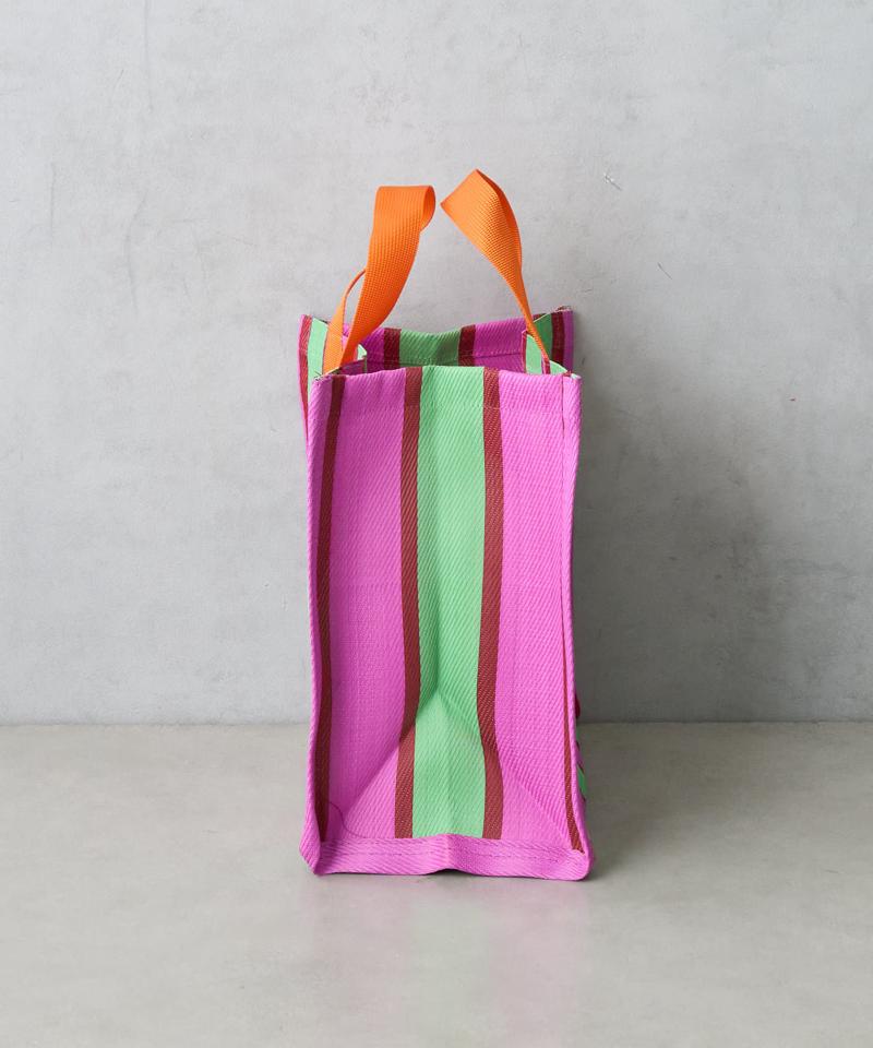 STRIPE BOX TOTE BAG