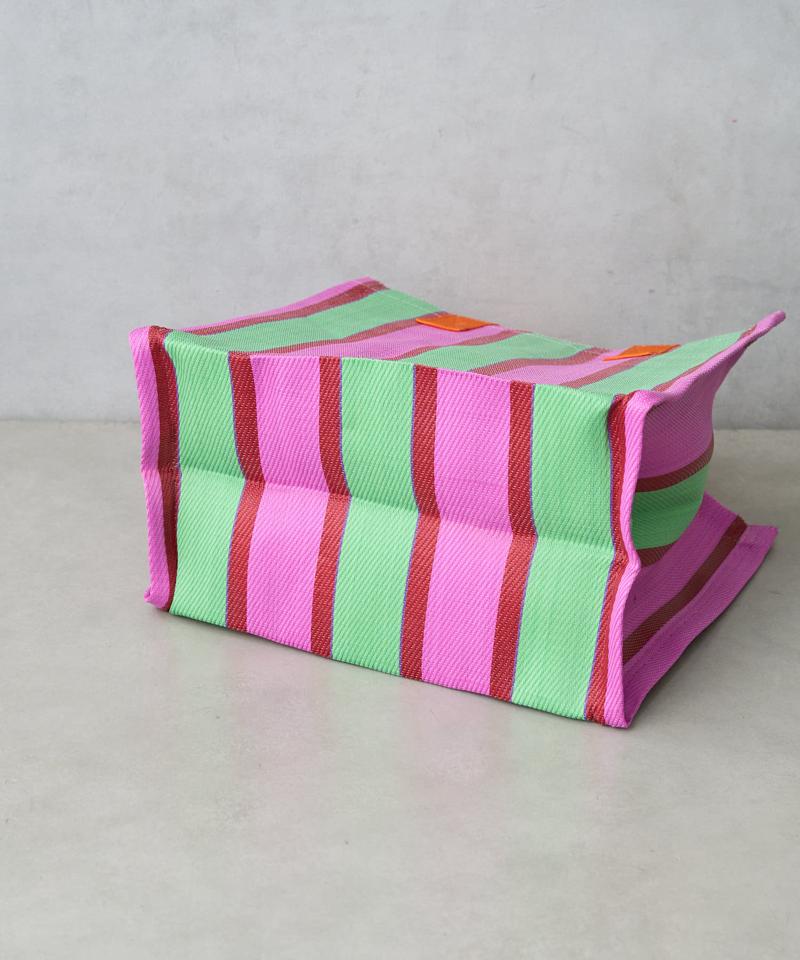 STRIPE BOX TOTE BAG