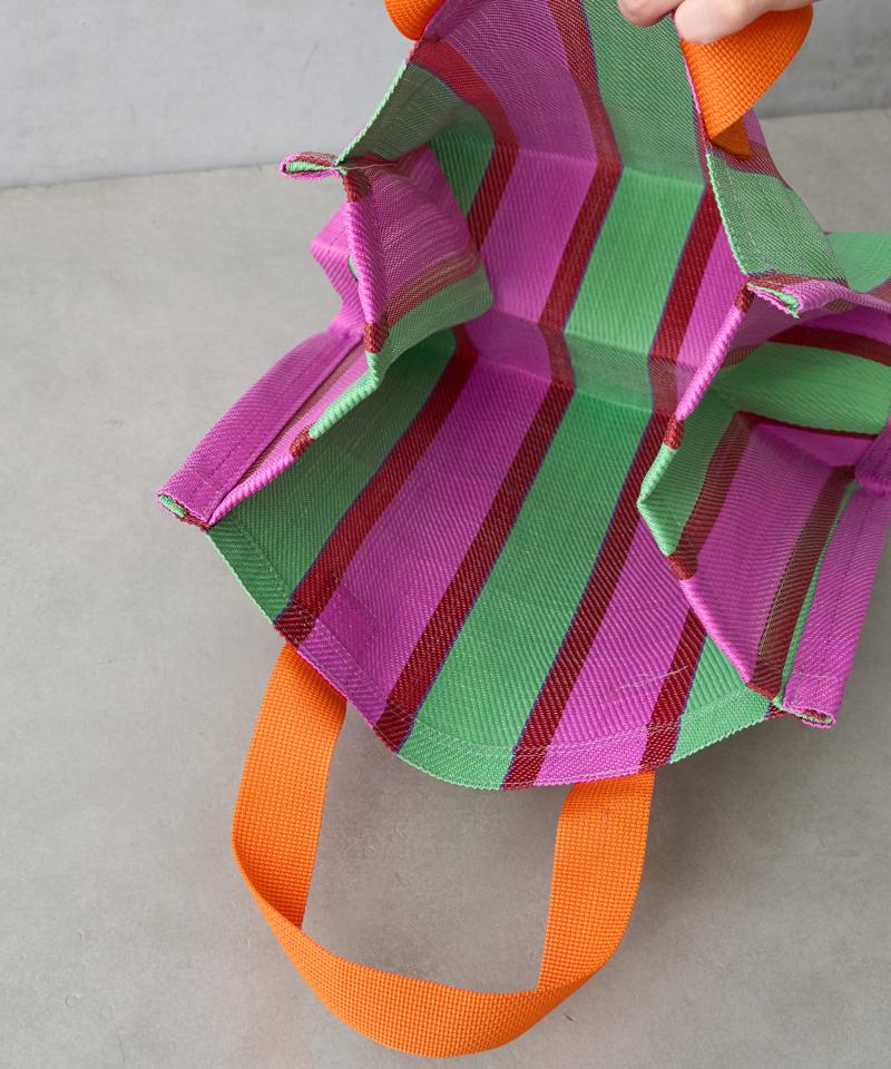 STRIPE BOX TOTE BAG