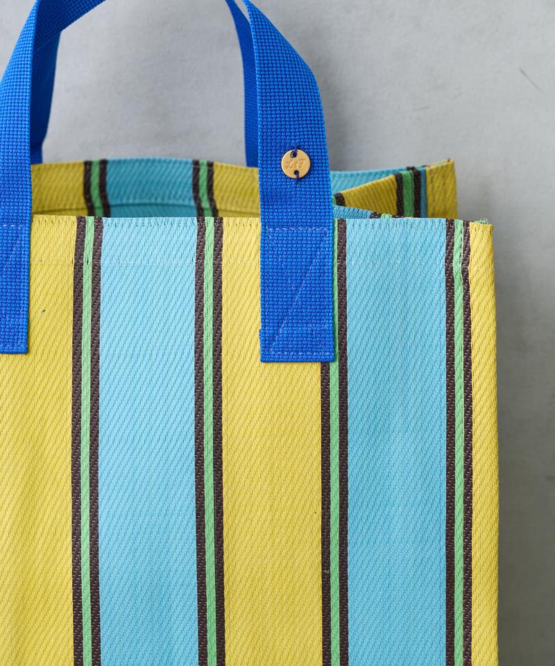 STRIPE BOX TOTE BAG