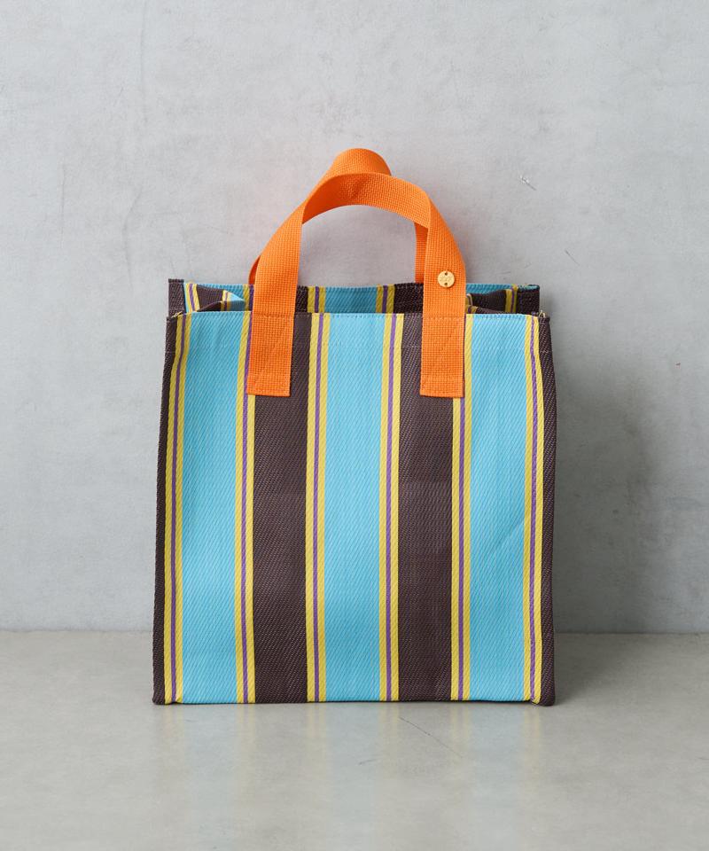 STRIPE BOX TOTE BAG