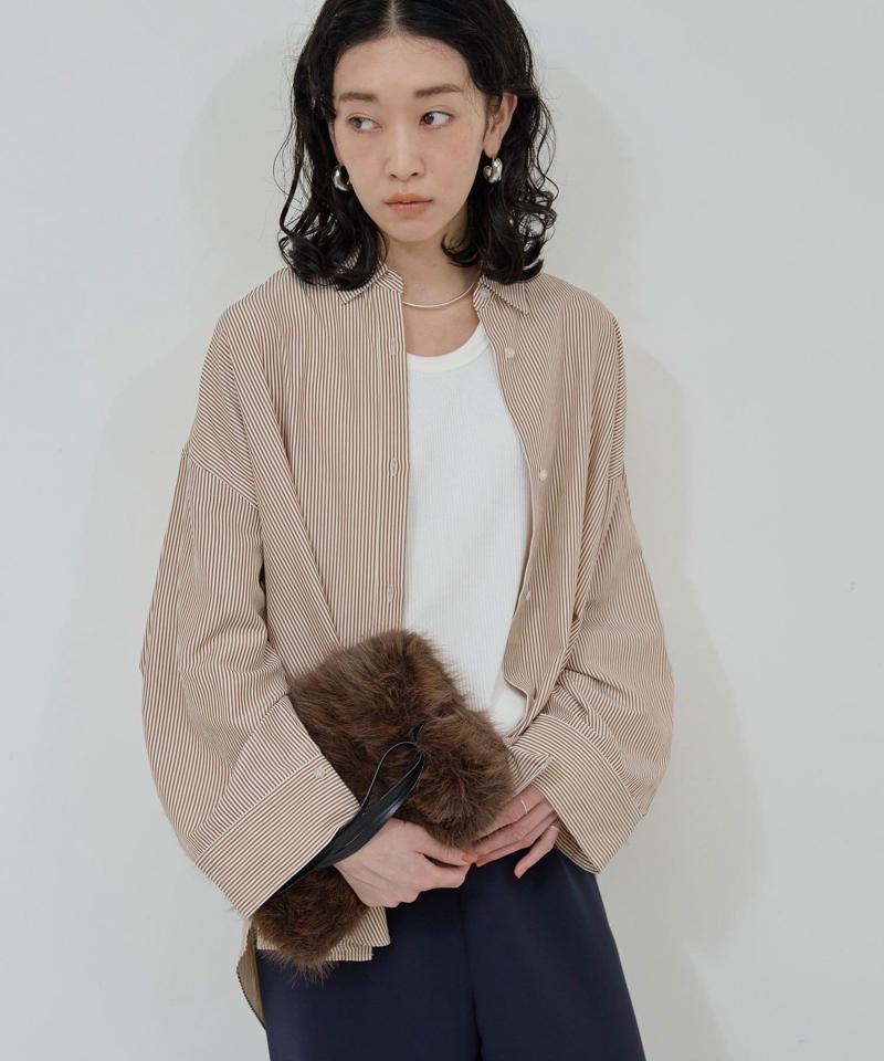 【新色BR登場！】ツイルオーバーシャツ