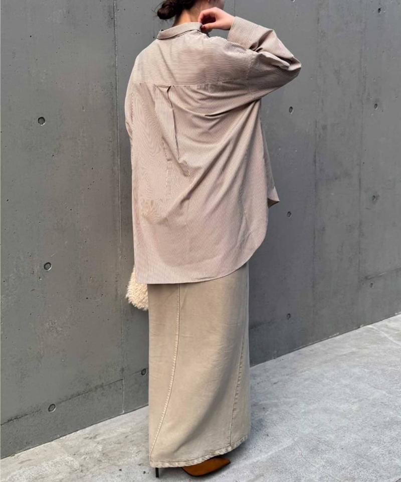 【新色BR登場！】ツイルオーバーシャツ
