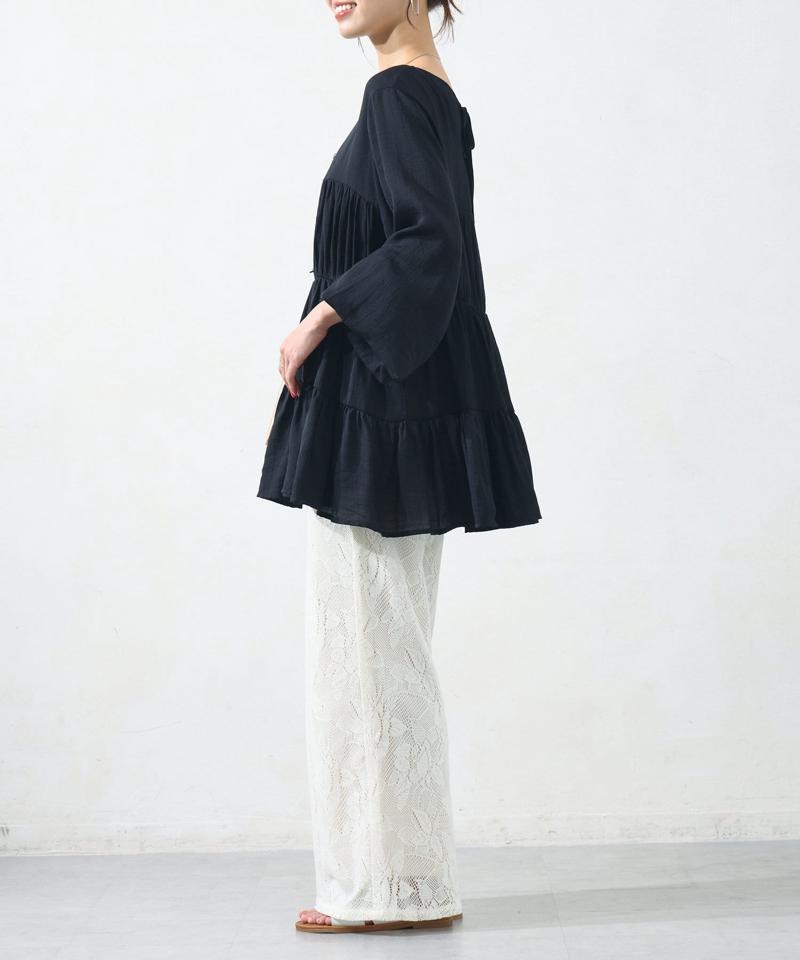 【ITAMI企画】3WAYティアードチュニックブラウス