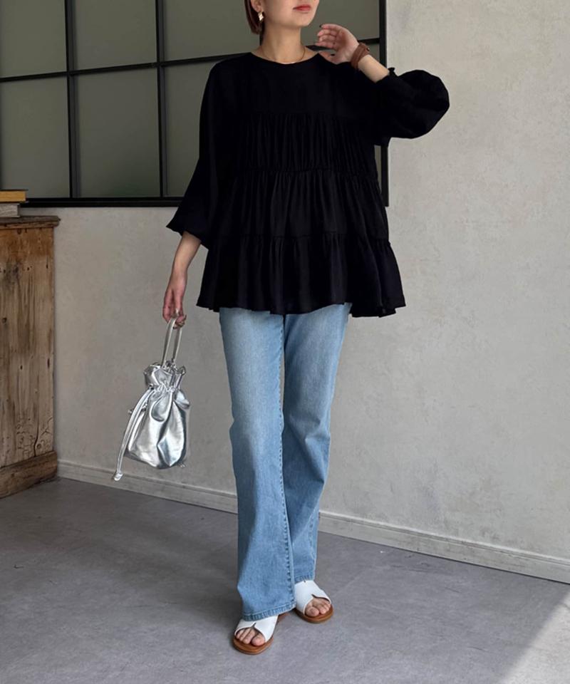 【ITAMI企画】3WAYティアードチュニックブラウス