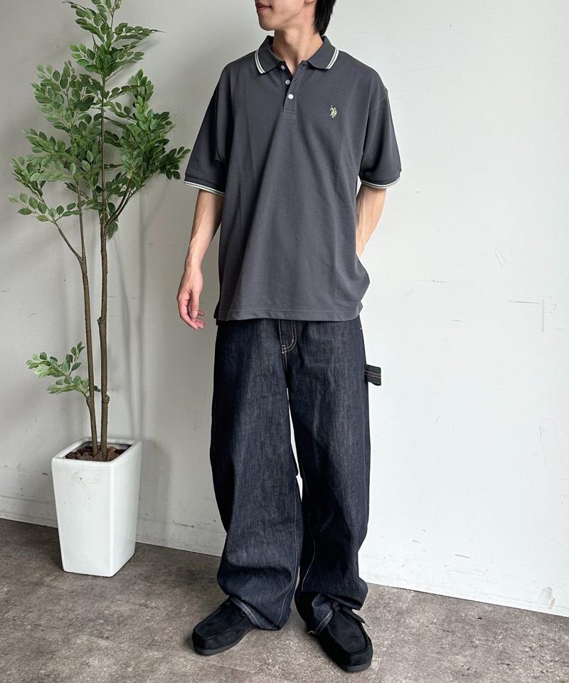 【U.S. POLO ASSN.】1ポイント刺繍ポロシャツ