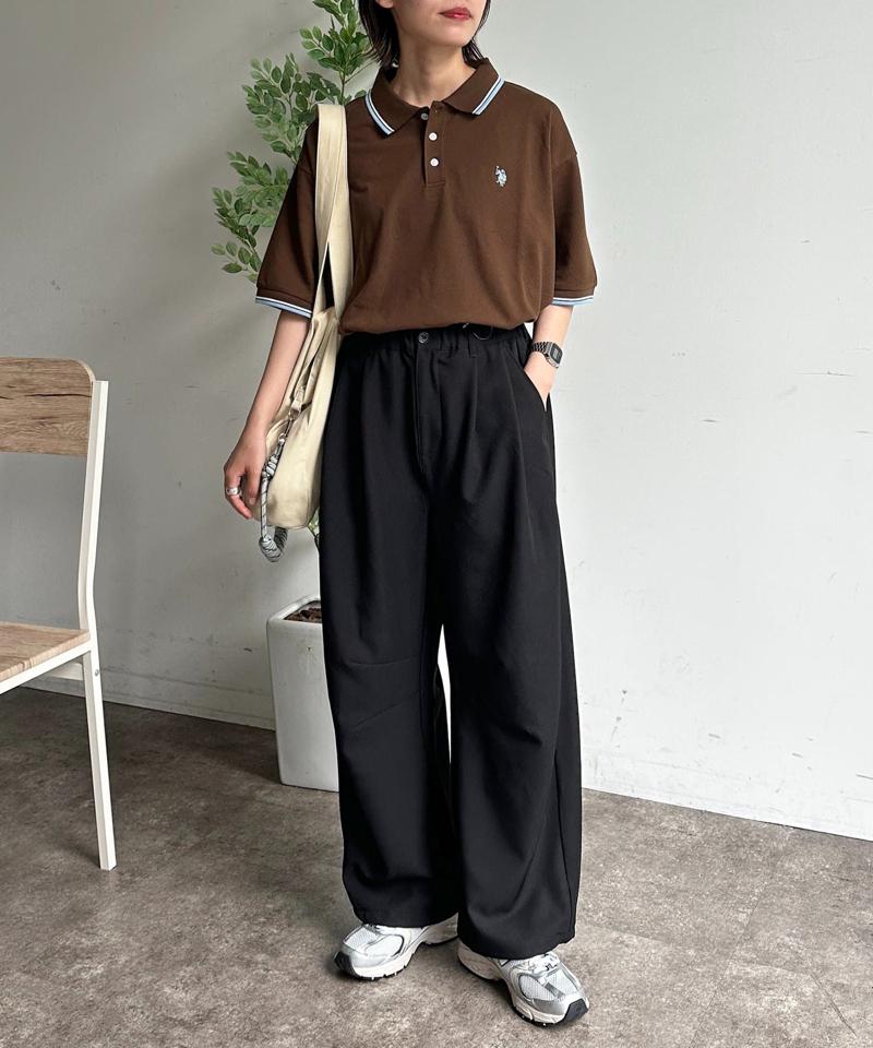 【U.S. POLO ASSN.】1ポイント刺繍ポロシャツ