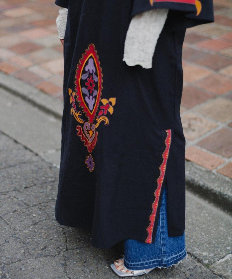 【aguni】エンブロイダリーIラインワンピ