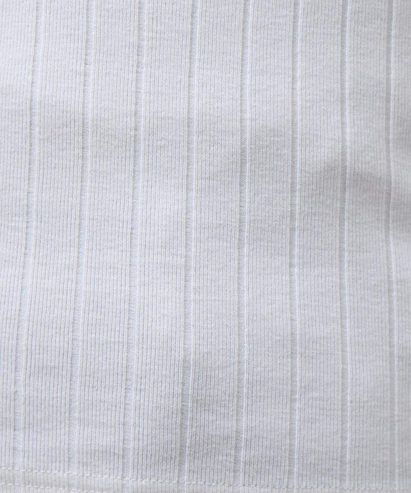 【リバイバル】ワイドリブクルータンクトップ