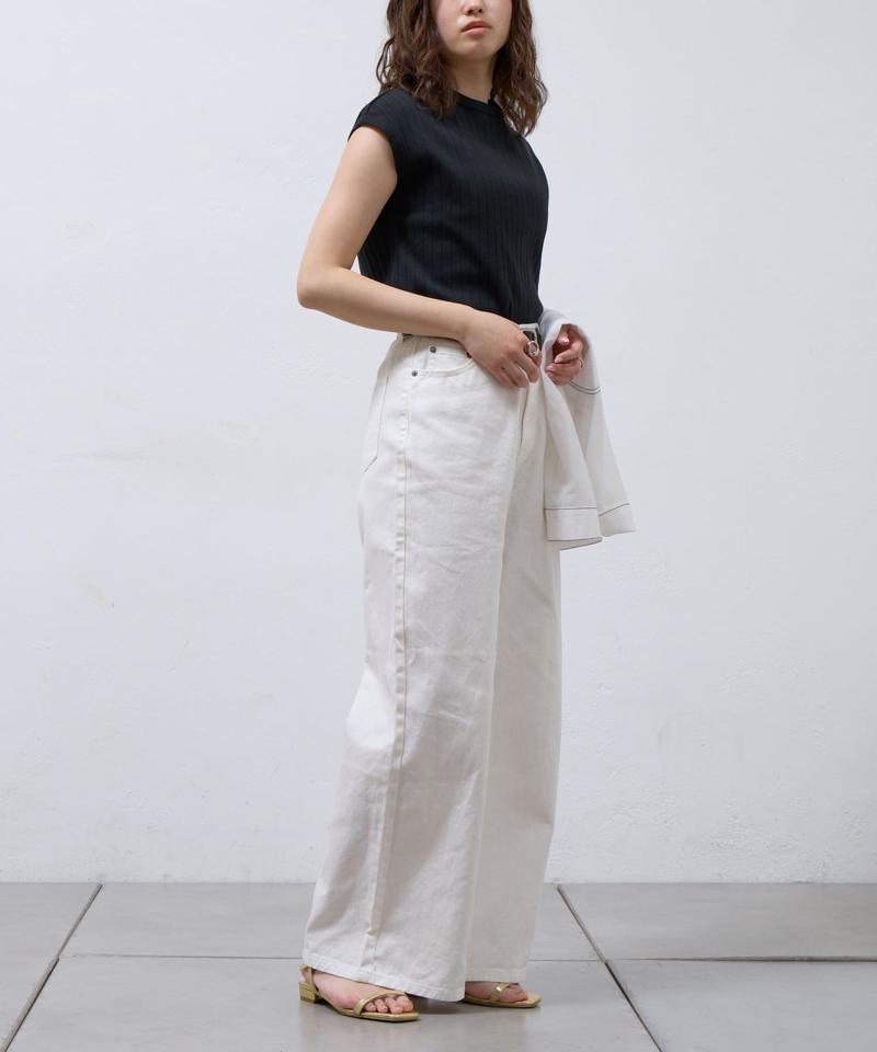 【リバイバル】ワイドリブフレンチスリーブTシャツ