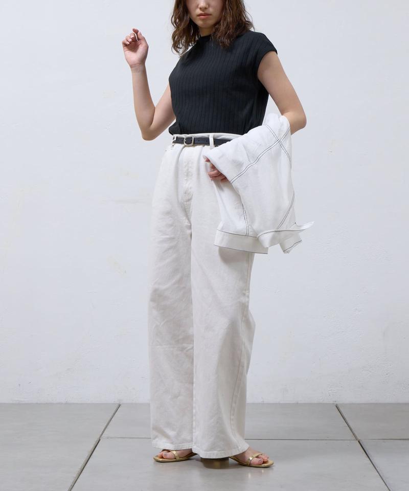 【リバイバル】ワイドリブフレンチスリーブTシャツ