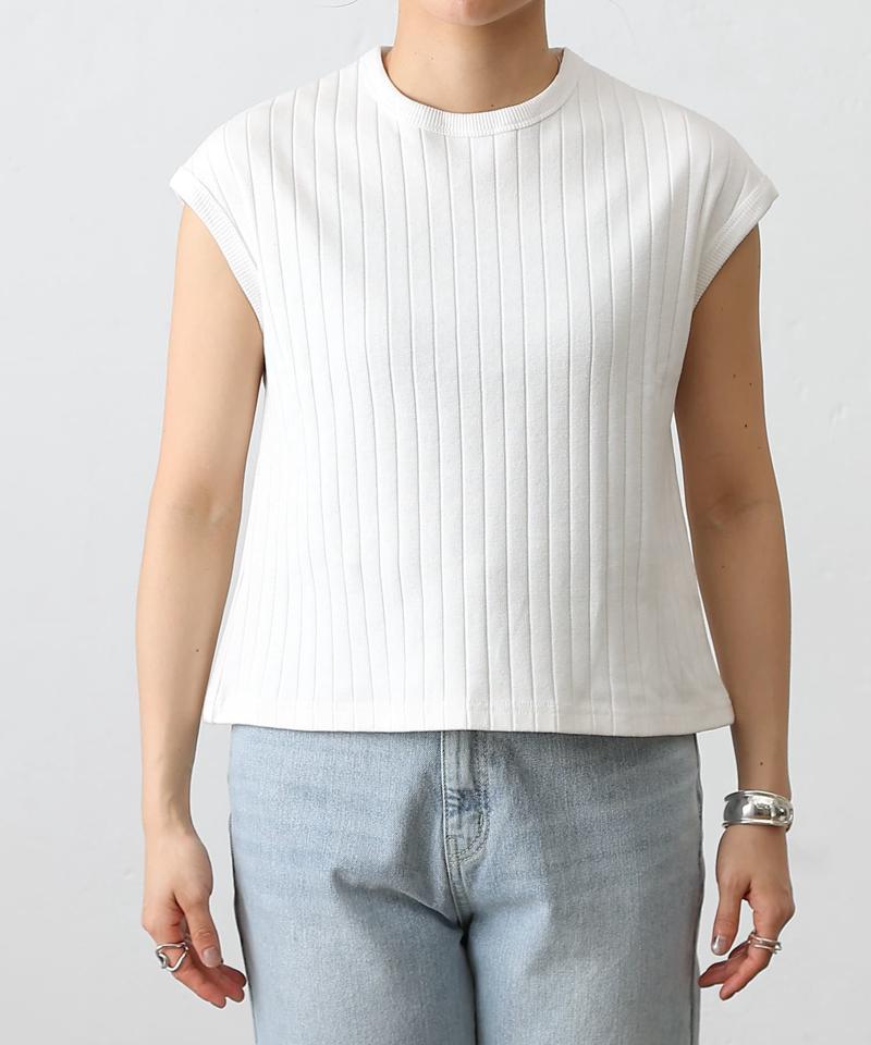 【リバイバル】ワイドリブフレンチスリーブTシャツ