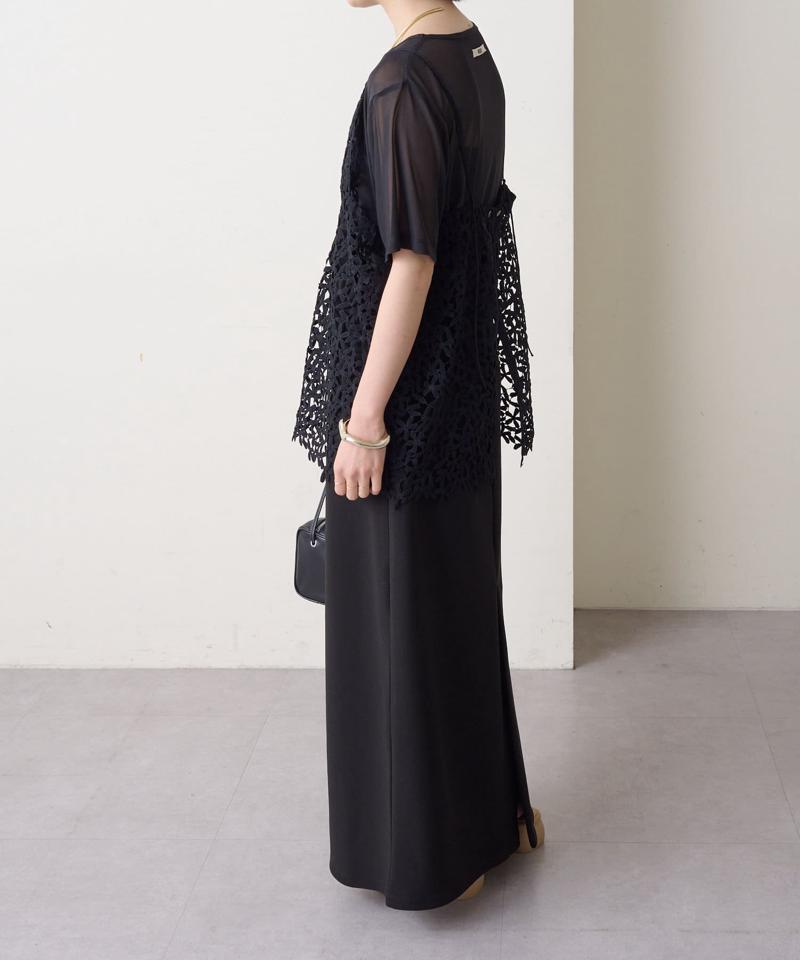 【秋冬まで着回せる◎】レースオーバーキャミソール