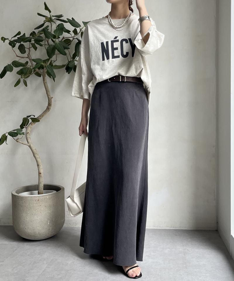NECYロゴ袖スリットTEE