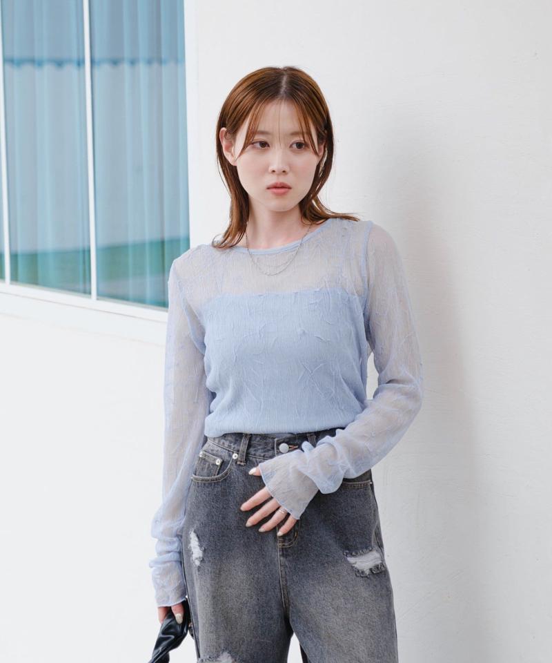 【新色追加】ランダムチュールメローTEE