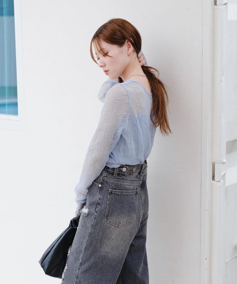 【新色追加】ランダムチュールメローTEE