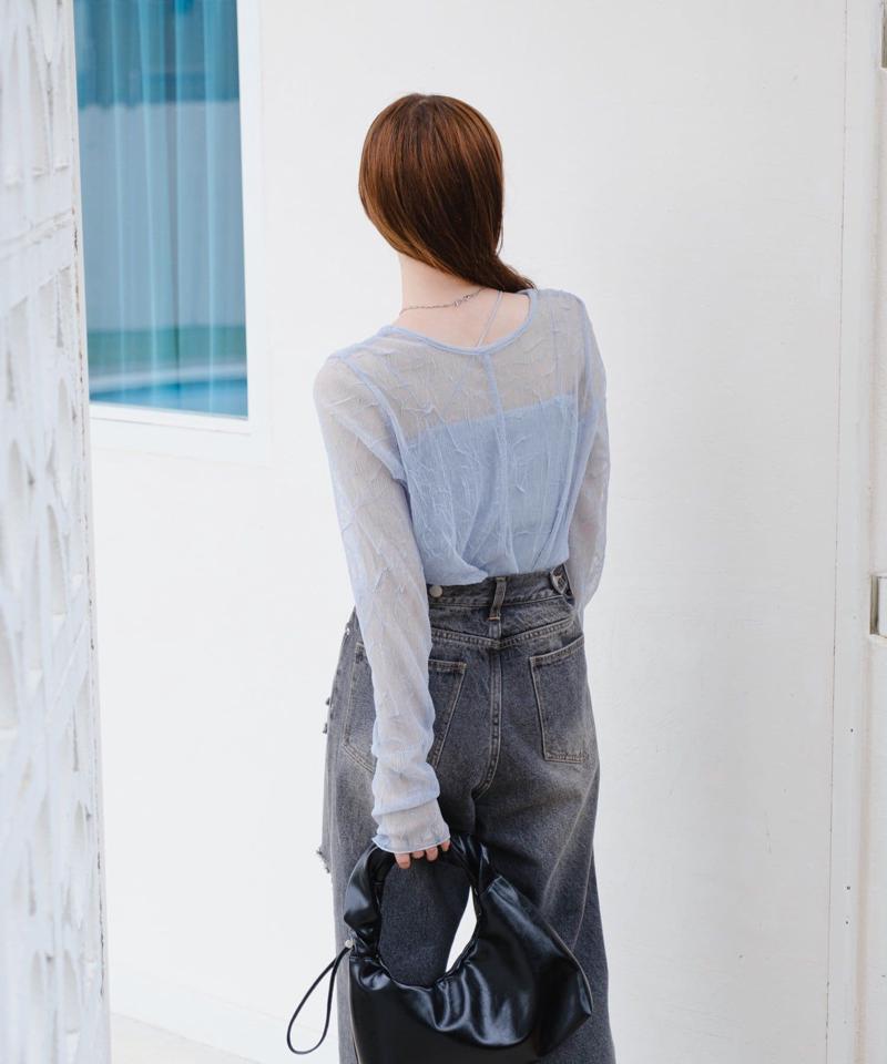 【新色追加】ランダムチュールメローTEE