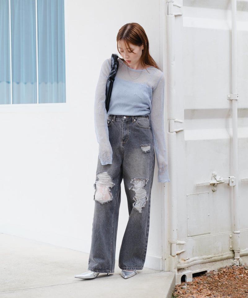 【新色追加】ランダムチュールメローTEE