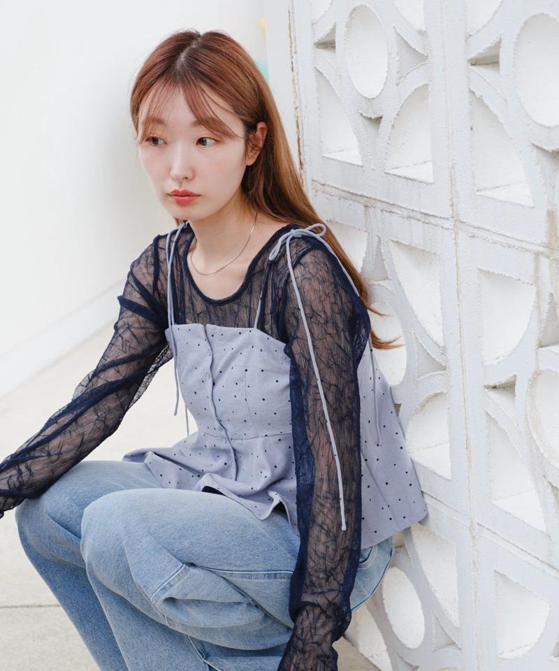 【新色追加】ランダムチュールメローTEE