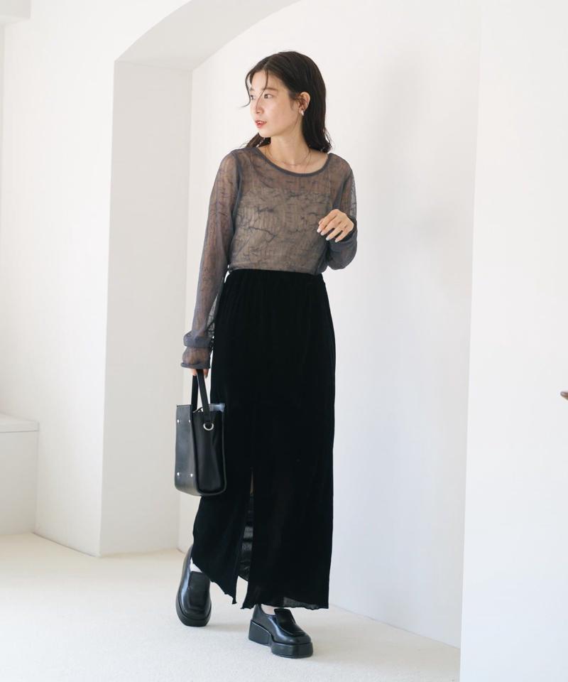 【新色追加】ランダムチュールメローTEE