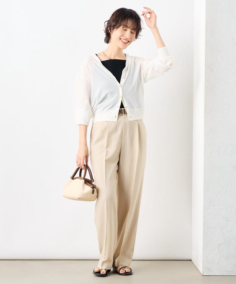 【PR林☆別注カラーあり】ウォッシャブルツイルストレッチ愛されワイドパンツ