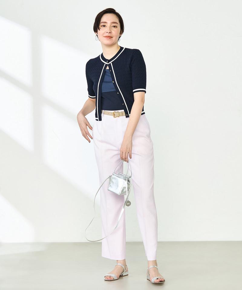【PR林☆別注カラーあり】ウォッシャブルツイルストレッチ愛されワイドパンツ
