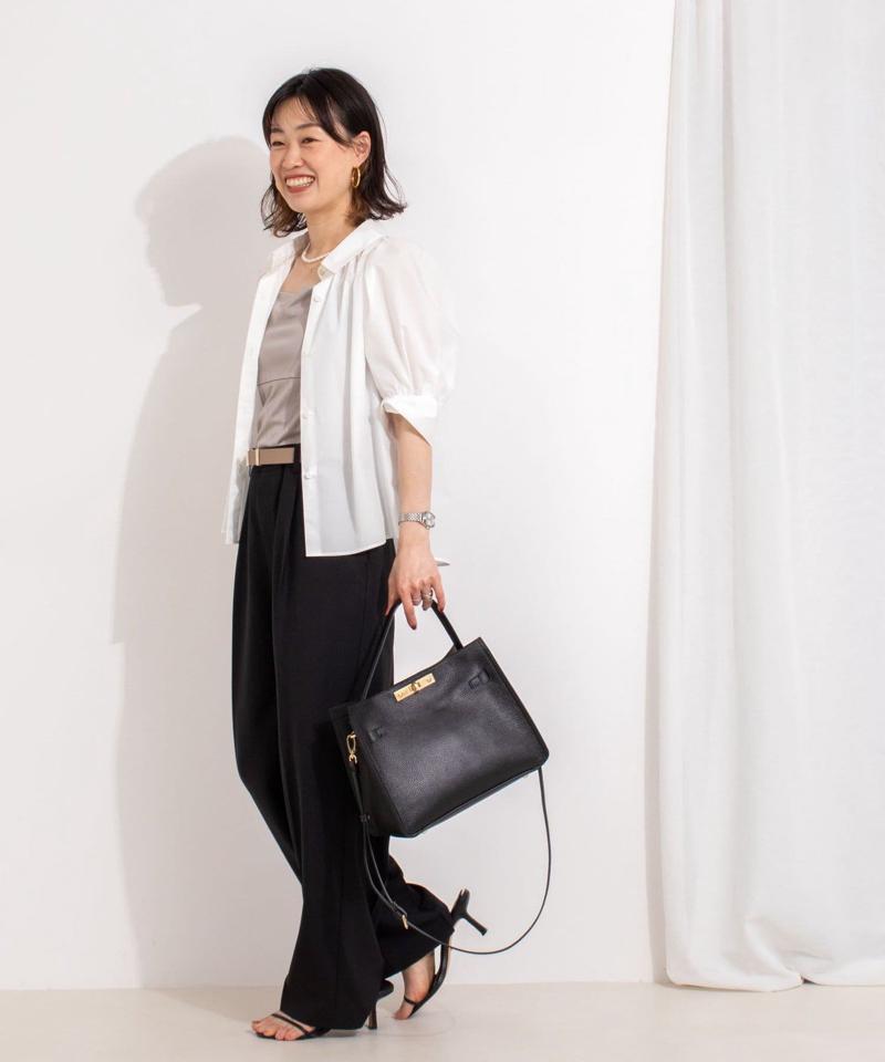 【PR林☆別注カラーあり】ウォッシャブルツイルストレッチ愛されワイドパンツ